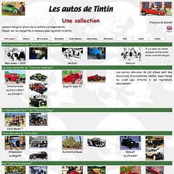 Les autos de Tintin