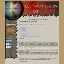 Les Aventuriers du K19 - série audio en mp3