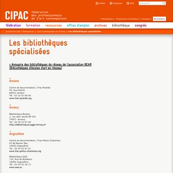 Bibliothèques spécialisées