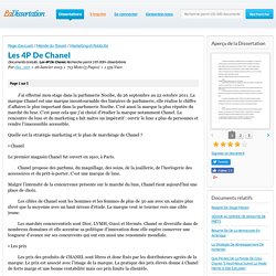 Les 4P De Chanel - Documents Gratuits - cha_mrt