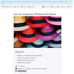 Les six chapeaux d’Edward de Bono - Ajiro
