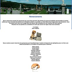 Les cimetières du Quebec