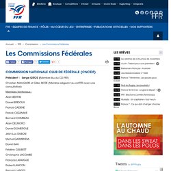 Les Commissions Fédérales - FFR