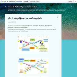 Les 6 compétences en carte mentale