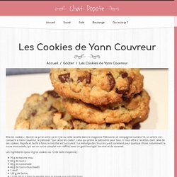 Les Cookies de Yann Couvreur