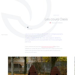 Les cours Oasis - Ville de Paris