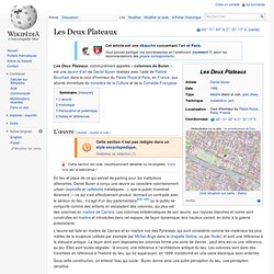 Les Deux Plateaux,Wikipédia