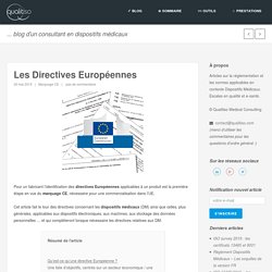 Les Directives Européennes