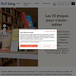 Les 10 étapes pour s'auto-éditer - BoD.fr
