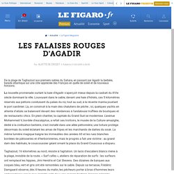LES FALAISES ROUGES D'AGADIR