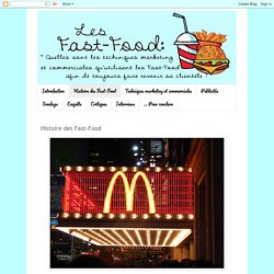Histoire des Fast-Food