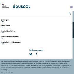 Les filles faites des sciences