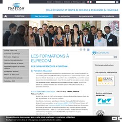 Les formations à EURECOM