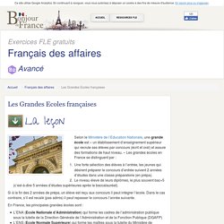 Les Grandes Ecoles françaises