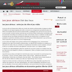 Jeux sérieux de gestion