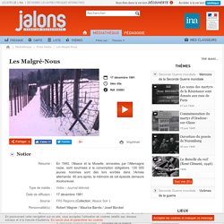 INA - Jalons - Les Malgré-Nous