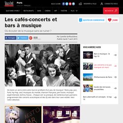 Les meilleurs cafés-concerts