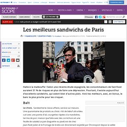 Les meilleurs sandwichs de Paris