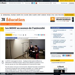 Les MOOC au secours de l'université