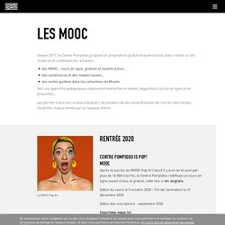 Les MOOC – Centre Pompidou