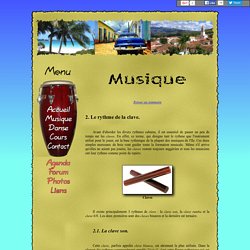 Les musiques cubaines (la clave)