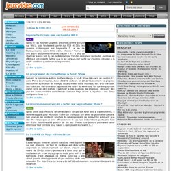 Les news JeuxVideo.com du 22/12/2011