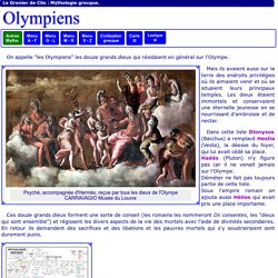 Mythologie grecque : les divinités de l'Olympe