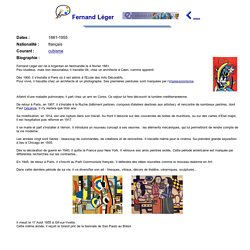 Biographie : Fernand Léger