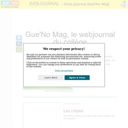 Gue'No Mag, le webjournal : les premiers articles