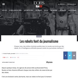 Les robots font du journalisme