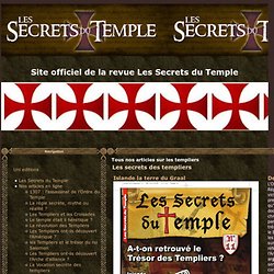 revue Les Secrets du Temple