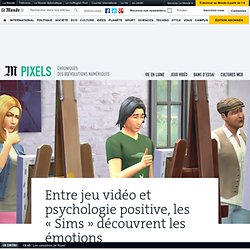 Les « Sims 4 » à l'école des émotions