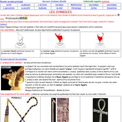 Les symboles de l'Egypte antique