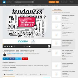 Les tendances des site web en 2015