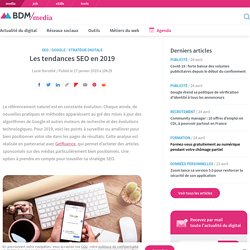 Les tendances SEO en 2019