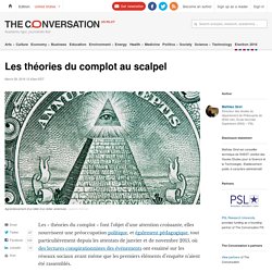 Les théories du complot au scalpel