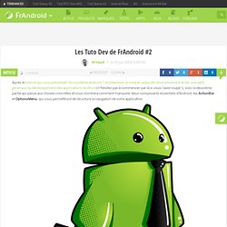 Les Tuto Dev de FrAndroid #2 - FrAndroid - Android