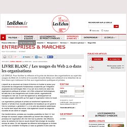 LIVRE BLANC / Les usages du Web 2.0 dans les organisations