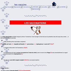 les vaccins