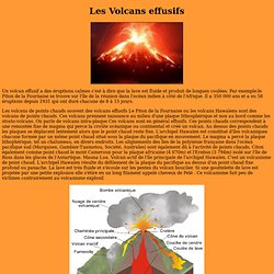 Les volcans effusifs