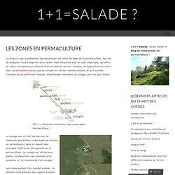 Les zones en permaculture « 1+1=salade ?