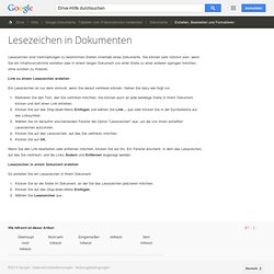 Verlinkung auf Inhalte innerhalb eines Dokuments - Google Drive-Hilfe
