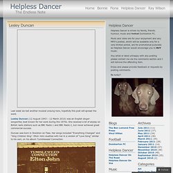 Lesley Duncan « Helpless Dancer