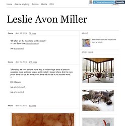 Leslie Avon Miller