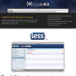 LESS.app For Mac OS X
