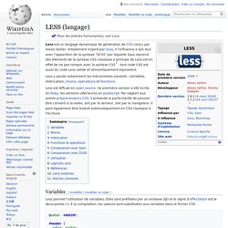 LESS (langage)