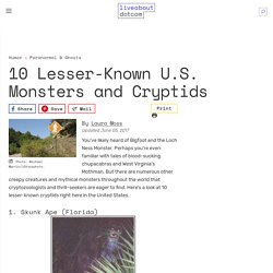 10 Lesser-Known U.S. Monsters and Cryptids