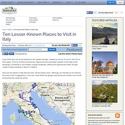 Ten Lesser-Known Places to Visit in Italy