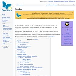 Lessive — Ekopedia