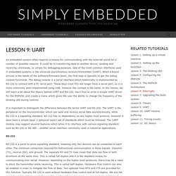 Lesson 9: UART – Simply Embedded